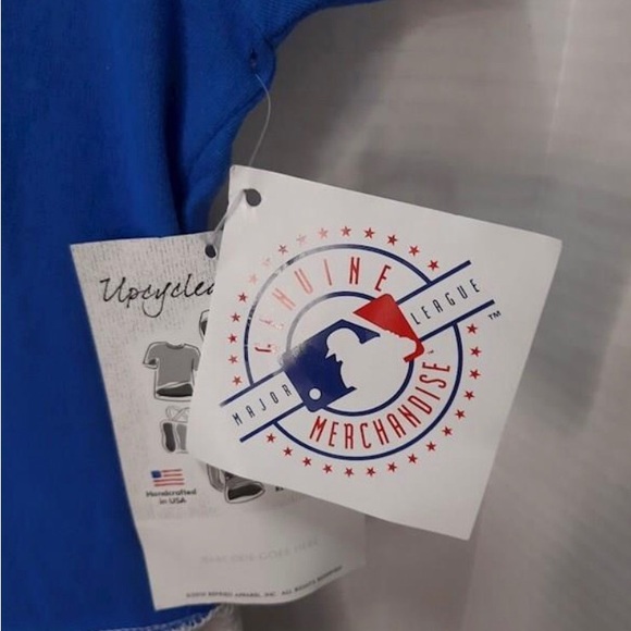 Women's Los Angeles Dodgers Refried Apparel Heathered Royal/Gray Hoodie Dress - Picture 5 of 6